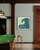 Ripcurl | Prints in Paintings by Trish Sierer Studio. Item in boho or mid century modern style