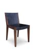 Giovanni Chair in Argentine Rosewood and Wrapped Leather | Dining Chair in Chairs by Costantini Designñ. Item made of wood & leather