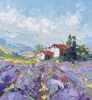 Lavender Dreams of Provence | Oil And Acrylic Painting in Paintings by OXYPOINT
