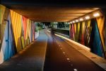 Bicycle Tunnel Breda Netherlands | Murals by Nase Pop
