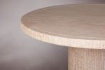 Travertine Dining Table. Dining Table. Dining Room Table. | Tables by HamamDecor LLC. Item made of marble works with minimalism & contemporary style