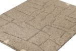 Rug & Kilim’s Textural Rug in Beige-Brown with High-Low | Area Rug in Rugs by Rug and Kilim. Item composed of wool
