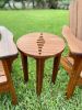 African Mahogany Adirondack Chair set | Lounge Chair in Chairs by Wolfkill Woodwork. Item made of wood