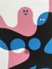 Soft Haunting – Abstract Figurative Art Print | Prints by Kirsten Ulve. Item composed of paper compatible with minimalism and mid century modern style