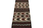 Vintage Afghan Kilim Rug with Polychromatic Stripes | Area Rug in Rugs by Rug and Kilim. Item made of wool