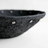 Low Wabi Sabi Centerpiece Bowl in Black and Silver | Decorative Bowl in Decorative Objects by Carolyn Powers Designs. Item made of brass & concrete compatible with minimalism and contemporary style