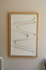 No. 113 Japandi Plaster Wall Relief - Scandinavian Decor | Wall Sculpture in Wall Hangings by Joseph A