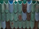 Palm Leaf Tile | Tiles by MF Art Ceramic. Item made of ceramic works with art deco & rustic style