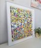 HAPPY IV - Original painting | Mixed Media in Paintings by Xiaoyang Galas. Item composed of wood in contemporary or asian style