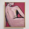 Shades of Pink 1 | Oil And Acrylic Painting in Paintings by Ella Friberg