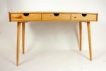 Mid-century Modern Cherry Wood Office Desk | Tables by Curly Woods. Item composed of maple wood in mid century modern style