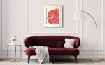 Pink Oysters on-edge paper art | Wall Sculpture in Wall Hangings by JUDiTH+ROLFE. Item made of paper works with boho & contemporary style