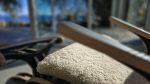 Hippokamp Lounge Chair & Footstool - Sheepskin | Chairs by Peter Qvist. Item made of birch wood works with minimalism & contemporary style