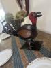 Turkey Tabletop Sculpture | Sculptures by Gatski Metal. Item made of steel works with country & farmhouse & eclectic & maximalism style