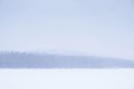 Minimalist winter landscape, 'Frozen Lake' photography print | Photography by PappasBland. Item composed of paper in minimalism or contemporary style