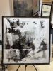 Monochrome Tension | Oil And Acrylic Painting in Paintings by Anastasiia Krykun. Item made of canvas works with contemporary style