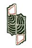 Spiraling N0.3 | Tapestry in Wall Hangings by Sam Crow Rugs. Item composed of cotton and fiber