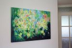 SOLD Infinite Garden #12 | Oil And Acrylic Painting in Paintings by Art by Geesien Postema. Item composed of canvas