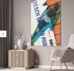 Beach Day Canvas Stretched Art 40” x 60” | Prints in Paintings by Fabienne Dougé. Item compatible with contemporary and coastal style