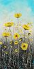 Lemon poppies Original painting on canvas | Oil And Acrylic Painting in Paintings by Amanda Dagg. Item composed of canvas and synthetic