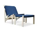 North Lounge Chair | Chairs by Blak Haus Furniture. Item made of walnut & cotton