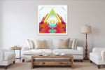 Digital Orchid 3 | Prints by Stephanie Mill. Item composed of paper