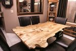 Live Edge Wood Dining Table made from Myrtle Burl | Tables by Lumberlust Designs. Item made of wood