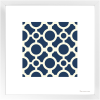 Framed Poster - Art Print 4x4 Círculos - Azul | Prints by Alzuleycha. Item composed of paper