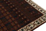 Rug & Kilim’s Oushak style rug in Blue with Rust Orange | Area Rug in Rugs by Rug and Kilim