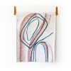 Topographic 2 | Tapestry in Wall Hangings by k-apostrophe. Item composed of fabric and leather