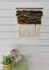 Earth Tone Rustic Fiber Art Wall Hanging;  Merino Wool Art | Tapestry in Wall Hangings by Fiber Art by Melanie. Item composed of wood & cotton compatible with country & farmhouse and eclectic & maximalism style