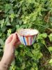 Handmade Ceramic Cup with Ancient-Inspired Colorful Design | Mug in Drinkware by HulyaKayalarCeramics. Item in boho or country & farmhouse style