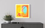 Color Abstractions C plus | Paintings by Marc VanDermeer. Item composed of paper