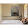 Dingo in the Studio | Oil And Acrylic Painting in Paintings by Candace Compton Pappas. Item works with contemporary & modern style