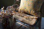 Zuma Handwoven Cushion Cover (YELLOW) | Pillows by Routes Interiors. Item made of cotton compatible with boho and eclectic & maximalism style
