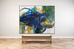 Crush X | Oil And Acrylic Painting in Paintings by Elisa Gomez Art | Park City Frame in Park City. Item made of canvas works with contemporary & eclectic & maximalism style