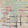 I Wished on the Moon- Soundwaves from Billie Holiday - sold | Oil And Acrylic Painting in Paintings by L Rowland Contemporary Art. Item composed of wood and synthetic