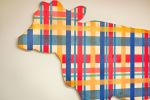 "Tartan" | Wall Sculpture in Wall Hangings by ANTLRE - Hannah Sitzer | Google RWC SEA6 in Redwood City. Item made of wood