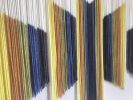 MAZE Art Deco 3D Modern Textile Fiber Art Tapestry | Wall Hangings by Wallflowers Hanging Art. Item composed of fiber in mid century modern or contemporary style