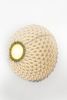 Knitted Ceiling Lamp - Alti 30cm | Flush Mounts by Ariel Zuckerman Studio. Item composed of fabric