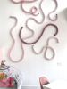 Ropes No. 1 | Embroidery in Wall Hangings by Meg Morrison | Quirk Hotel Richmond in Richmond. Item made of cotton & fiber compatible with minimalism and contemporary style