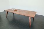 96" Columbia Dining Table in Oregon Black Walnut | Tables by Studio Moe. Item composed of walnut