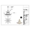 SJ2115 ANTOINETTE | Chandeliers by alanmizrahilighting | New York in New York. Item made of brass & glass