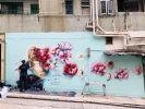 Musical Flowers Street Mural | Street Murals by Elsa Jeandedieu Studio. Item made of synthetic