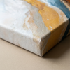Luminous Drift — Abstract Canvas Artwork in Earth Tones | Prints in Paintings by Alpenglow Workshop. Item composed of canvas in boho or minimalism style