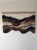 Wall tapestry "Strata" | Wall Hangings by Tissage Sauvage. Item composed of wood and cotton in boho or contemporary style