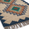 Handwoven Woolen Stair Runner Rug | Rugs by Evergreen Carpets. Item composed of wool in boho or minimalism style