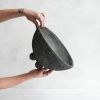 Extra Large Wabi Sabi Centerpiece Bowl in Grey Concrete | Decorative Bowl in Decorative Objects by Carolyn Powers Designs. Item made of concrete compatible with contemporary and japandi style
