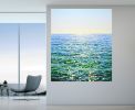 Music of the ocean 2. | Oil And Acrylic Painting in Paintings by IRYNA KASTSOVA. Item made of canvas compatible with minimalism and coastal style