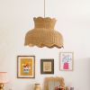 Anar Rattan Lampshade (Large) | Lighting by Hastshilp. Item made of wood